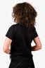 Comme des Garçons Noir Kei Ninomiya Black Tulle Buckle Detail T-Shirt Size S