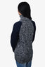 Moncler Navy Wool/Mohair Turtle Neck 'Ciclista Tricot' Sweater Size S