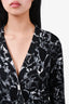 Balenciaga Black/Grey Virgin Wool Cardigan Size 36