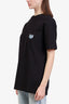 Dior Homme x Shawn Stussy Black Cotton Bee T-shirt size X-Small