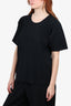 Homme Plisse Issey Miyake Black Pleats T-Shirt size 1