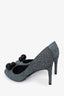 Louis Vuitton Black/White Leather Betty Pumps size 35