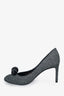 Louis Vuitton Black/White Leather Betty Pumps size 35