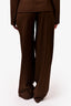 Camila Coelho Brown Tailored Trousers Size XS