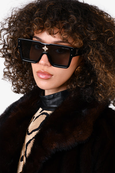 Louis Vuitton Black 'Cyclone' Square Sunglasses – Mine & Yours