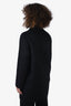 Maje Black Wool Oversize Coat Size 38