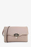 Valentino Taupe Leather Rockstud Crossbody
