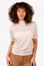 Anine Bing Cream Merino Wool/Cashmere Top Size M