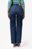 Citizens of Humanity Dark Blue Denim 'Annina' Wide Legged Jeans Size 24