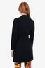 Marella Black Double Breasted Belted Blazer Dress Size 6