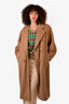 Max Mara Light Brown Virgin Wool/Cashmere 'Icon' Coat with Belt Size 2 US