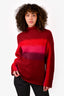 Rag & Bone Red/Pink Mohair/Silk Mockneck Sweater Size XS