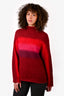 Rag & Bone Red/Pink Mohair/Silk Mockneck Sweater Size XS