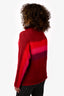Rag & Bone Red/Pink Mohair/Silk Mockneck Sweater Size XS