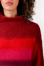 Rag & Bone Red/Pink Mohair/Silk Mockneck Sweater Size XS