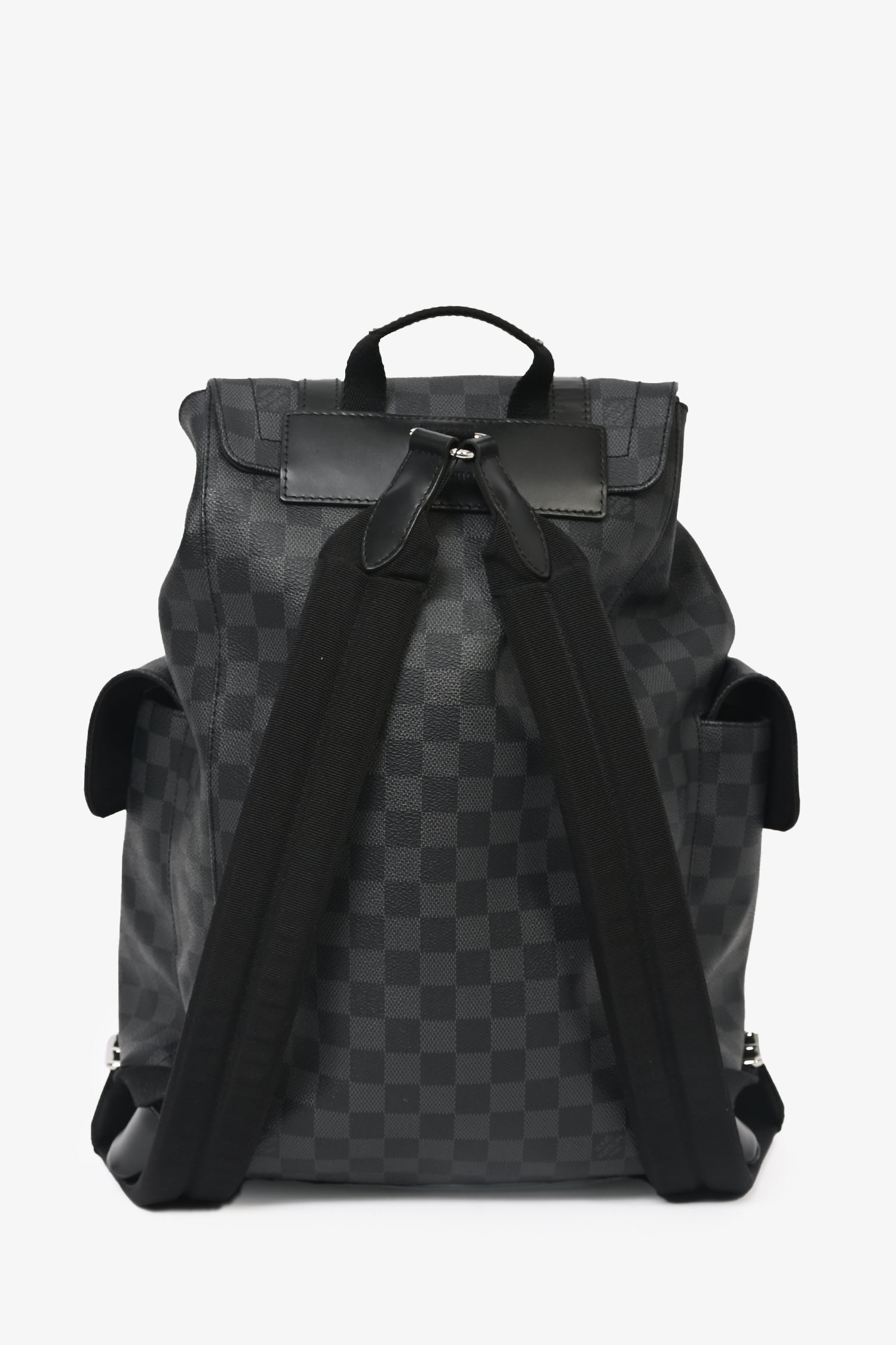 louis vuitton backpack gm 2018 Louis Vuitton 2018 Damier Graphite Christopher GM Backpack – Mine & Yours