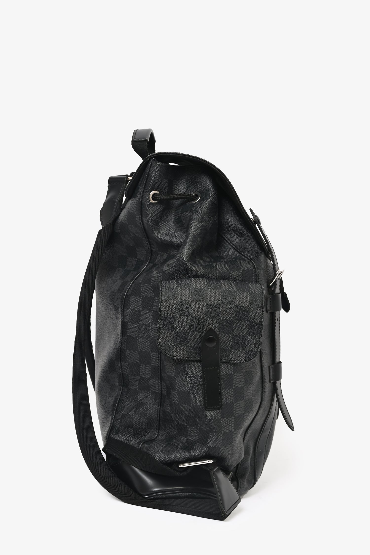 fake louis vuitton backpack damier Louis Vuitton 2018 Damier Graphite Christopher GM Backpack – Mine & Yours