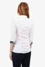 Burberry White Cotton Rushed Shirt Size 6