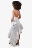 Lovers + Friends White Ruffle Asymmetrical 'Riya' Gown