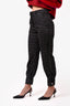 Louis Vuitton Black Polka Dot Tapered Pants Size 38