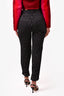 Louis Vuitton Black Polka Dot Tapered Pants Size 38