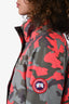 Canada Goose Green/Pink Camouflage 'Elmira' Jacket Size M