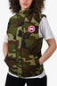 Canada Goose Green Camouflage 'Garson' Vest Size XS Mens