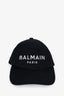 Balmain Black Logo Embroidery Baseball Hat