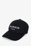Balmain Black Logo Embroidery Baseball Hat