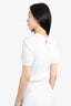 Blue Label Burberry White Knit Top Size 38