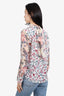 See By Chloe Multicolour Silk Floral Print Blouse Size 36