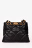 Pre-loved Chanel™ Black Lambskin Quilted Small Shopping Shoulder Bag