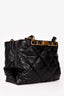 Pre-loved Chanel™ Black Lambskin Quilted Small Shopping Shoulder Bag