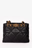 Pre-loved Chanel™ Black Lambskin Quilted Small Shopping Shoulder Bag