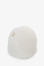 Miu Miu White Shearling Hat