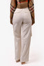 Frame White Hight Waisted Cargo Trousers Size 24