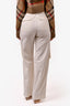 Frame White Hight Waisted Cargo Trousers Size 24