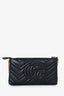 Gucci Black Matelasse Marmont Mini Chain Bag