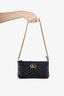 Gucci Black Matelasse Marmont Mini Chain Bag