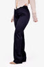 Versace Jeans Couture Navy Straight Leg Trousers Size 26
