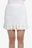 Sandro White Knit Skirt Size 34