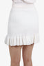 Sandro White Knit Skirt Size 34