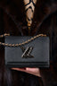 Louis Vuitton Black Epi Braided Links Twist MM Shoulder Bag
