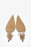 Mach & Mach Silver Pearl 'Elizabeth' 100 Heels Size 38