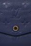 Louis Vuitton 2013 Blue Empreinte Leather Curieuse Wallet