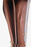 Louis Vuitton 2005 Brown Monogram Leather Wristlet