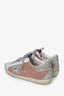 Golden Goose White/Pink Glitter Superstar Sneaker Size 38