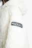 Mackage Cream Quilted Cape Size O/S