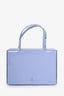 Amina Muaddi Purple Patent Gilda Box Bag
