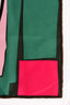 Hermes Green/Pink Silk "Sea, Surf & Fun" 90cm Square Scarf